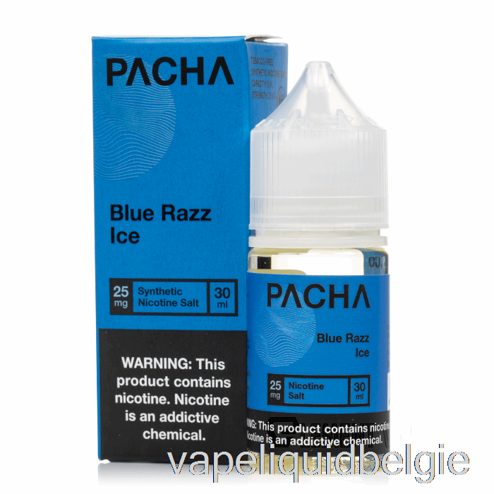 Vape-vloeistof Blauw Razz-ijs - Pacha-zouten - 30 Ml 25 Mg